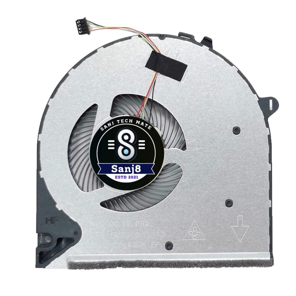 CPU Cooling Fan For Hp 250 G8 250 G9 255 G8 255 G9 256 G8 256 G9 TPN C139 Laptop L52034-001 - 04 Pin 04 Wire CPU Cooler Fan by sanjtech
