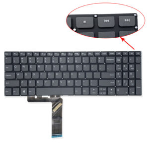 Keyboard for Lenovo IdeaPad 3-15ADA05 / 3-15ARE05 / 3-15IGL05 /3-15IIL05 Laptop in Grey Colour Without ON Off Key 3-15XXX05 (Not Comaptible for 3-15XXX06 Series Laptop)