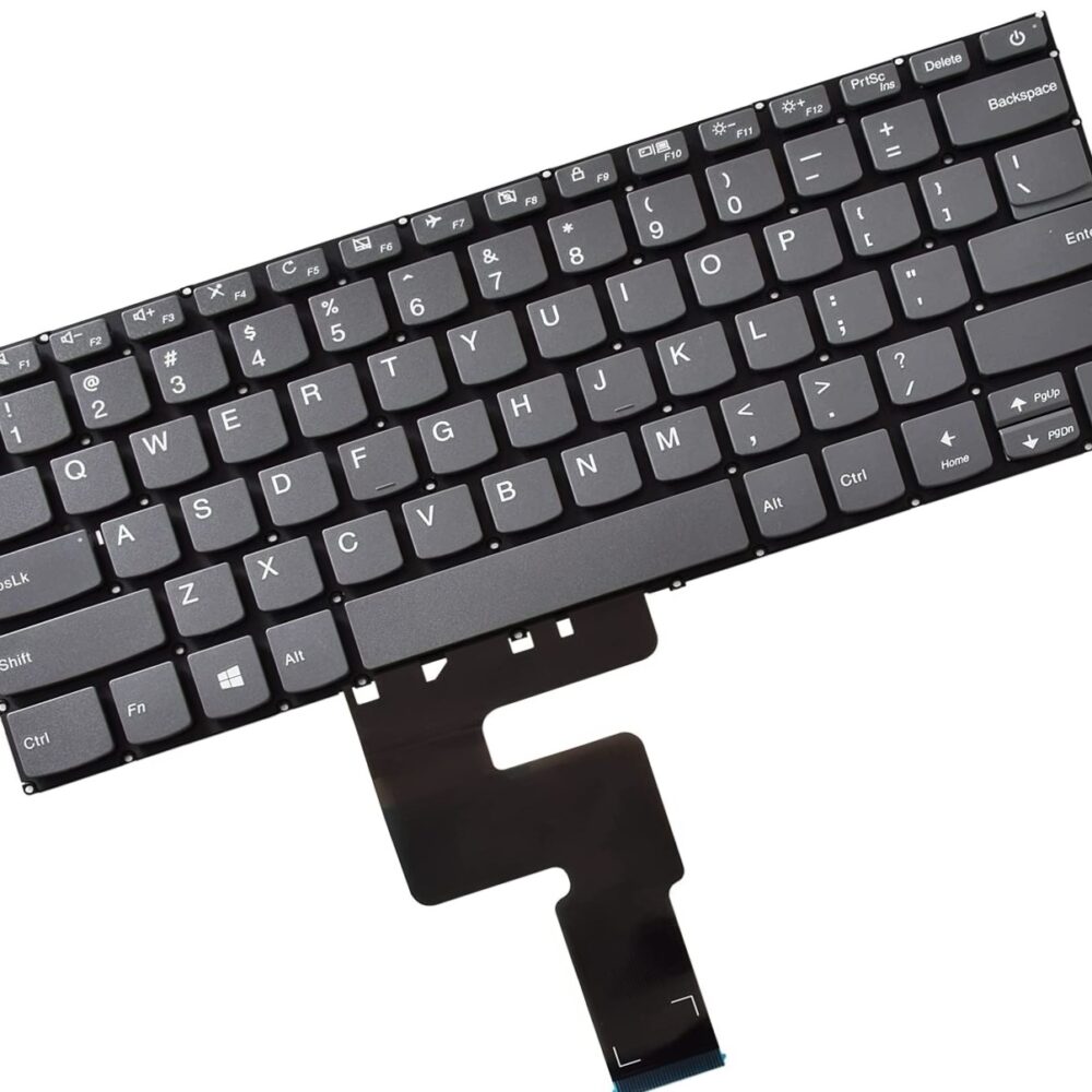 Keyboard For Lenovo V14-ADA (82C6)/ V14-ARE (82DQ) / V14-IGL (82C2) / V14- IIL (82C4) /V14-IKB(81YA)/ V14-IWL (81YB) Grey Color/With ON Off Key Series Laptop