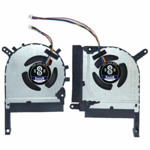 New CPU & GPU Fan Pair for Asus TUF Gaming A15 FA506 FA506IC FA506ICB FA506IE FA506IHR FA506IHRB FA506NC FA506NCR FA506NF FA506NFR FA506Q FA506QE FA506QM FA506QR Series Laptop