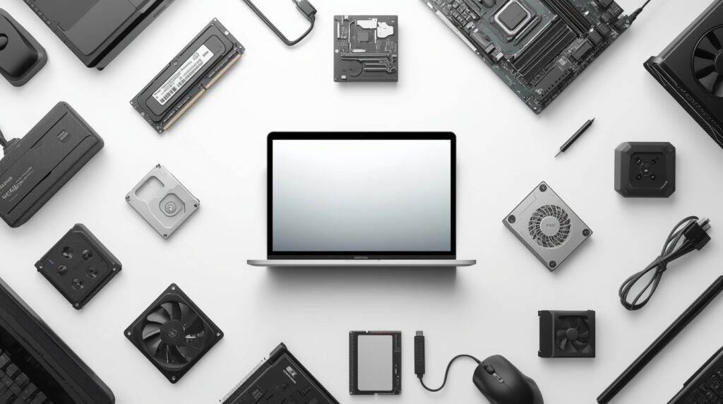 Lucid_Origin_A_clean_website_banner_design_with_a_laptop_place_0