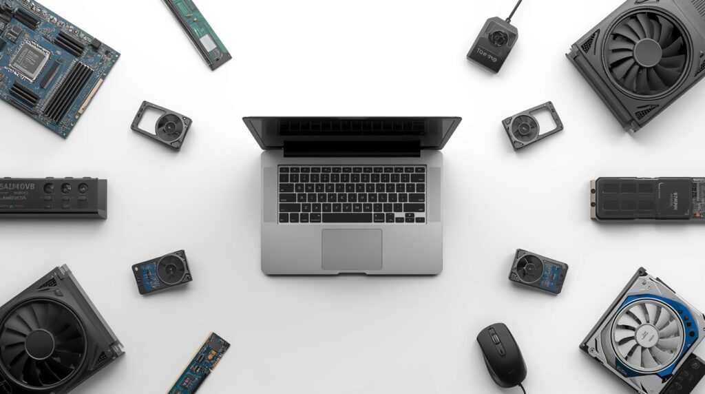 Lucid_Origin_A_clean_website_banner_design_with_a_laptop_place_1