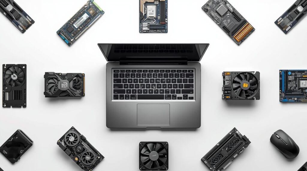 Lucid_Origin_A_clean_website_banner_design_with_a_laptop_place_3