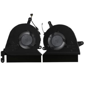 CPU & GPU Cooling Fan Pair Compatible for HP Spectre X360 15DF / 15T-DF / TPN-Q213 Series Laptops