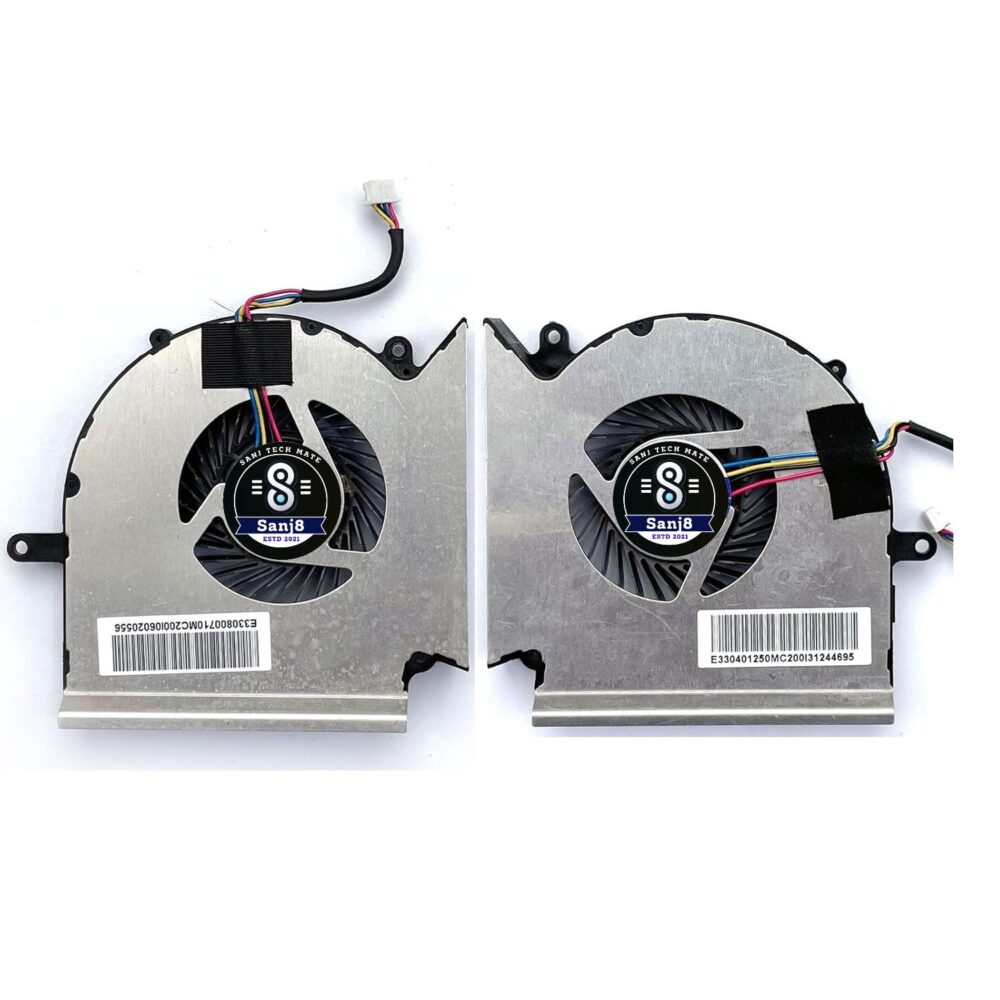 CPU GPU Cooling Fan Set for MSI GE63 GL63 GE73 Laptop