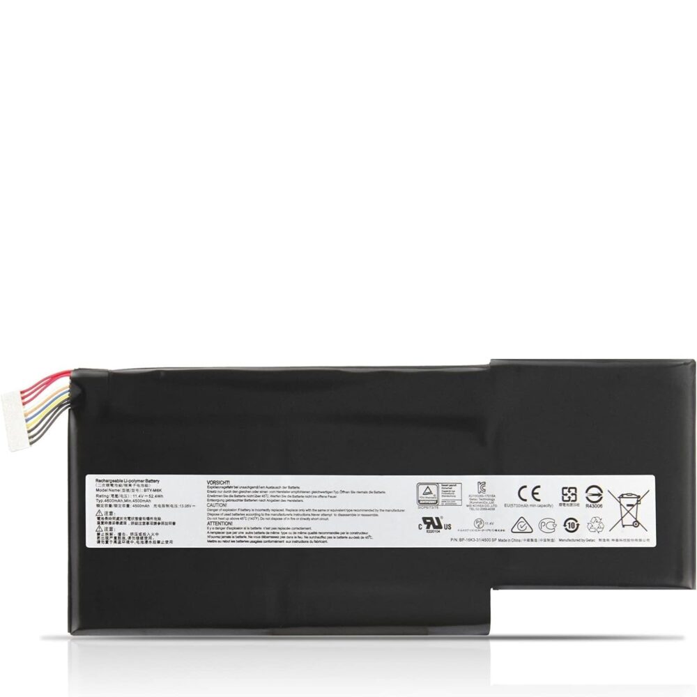 BTY-M6K laptop battery for MSI GF63 GF65 GF75 GS63 GS73