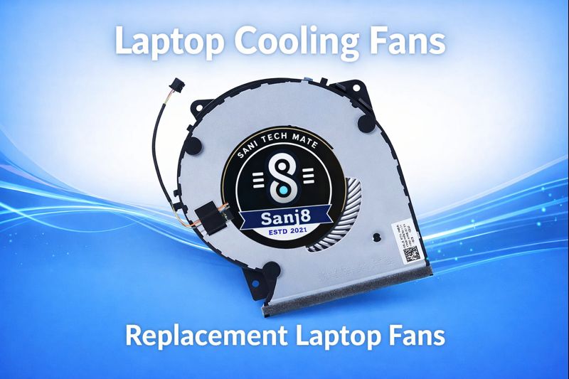 Laptop CPU GPU cooling fan replacement for gaming and normal laptops