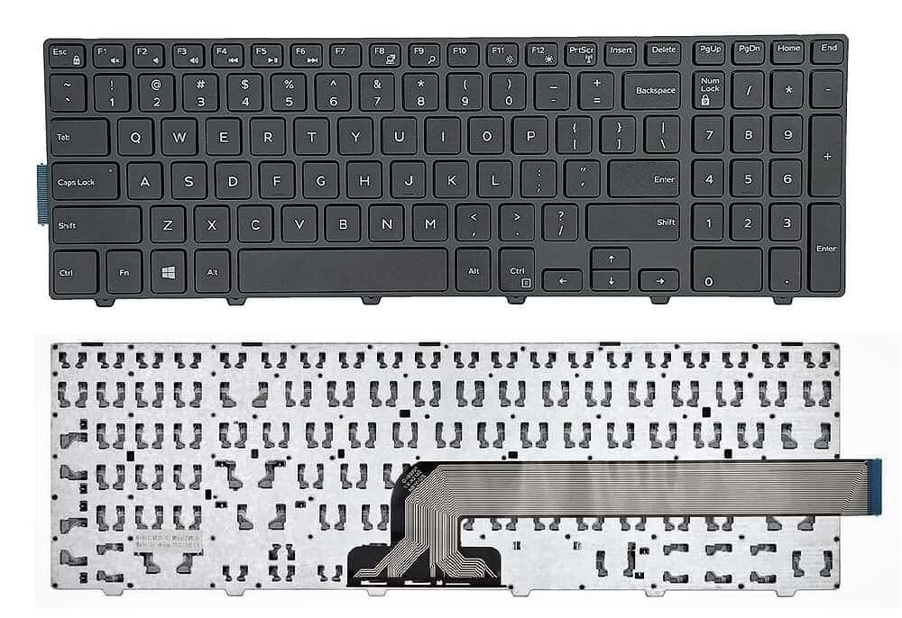 Laptop Keyboard for Dell Inspiron 3542 3558 3567 3565 5558 3593 & Vostro 3568 Series