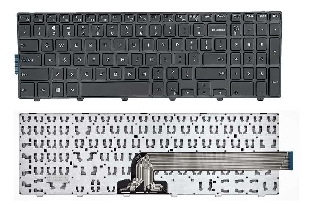 Laptop Keyboard for Dell Inspiron 3542 3558 3567 3565 5558 3593 & Vostro 3568 3558 5568 Series 1 Laptop Keyboard for Dell Inspiron 3542 3558 3567 3565 5558 3593 & Vostro 3568 Series