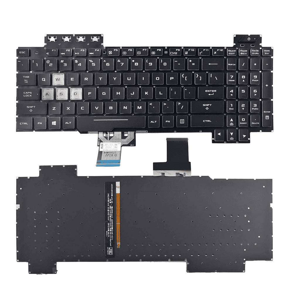 ASUS FX505DT Backlit Keyboard Replacement
