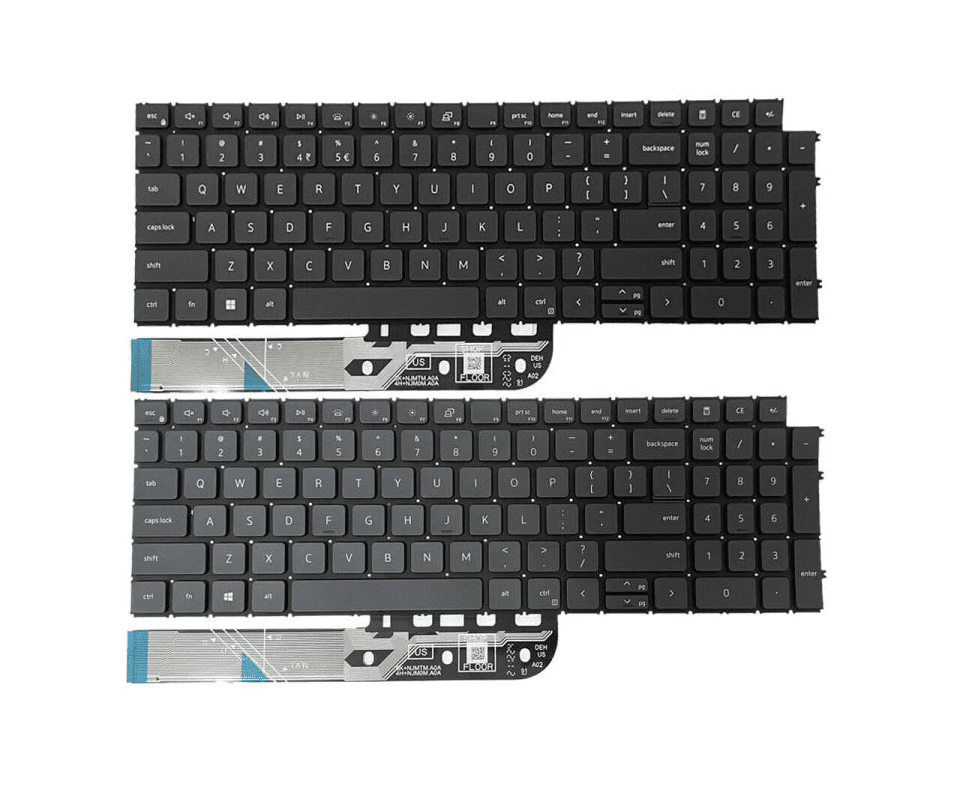 Home 12 Dell Inspiron 3511 Backlit Keyboard Compatible with 3510, 3525, 5510, 5515, 7510, 7610 & Latitude 3520, 3530